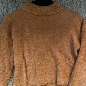 Fuzzy teddy sweater